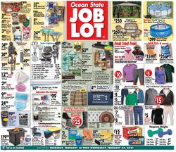 Catalogue Ocean State Job Lot from 02/18/2021