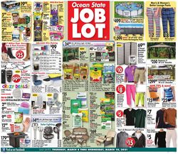 Catalogue Ocean State Job Lot from 03/04/2021