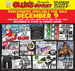 Catalogue Ollie's from 12/09/2020