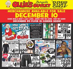 Catalogue Ollie's from 12/10/2020