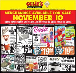 Catalogue Ollie's HOLIDAY 2021 from 11/10/2021