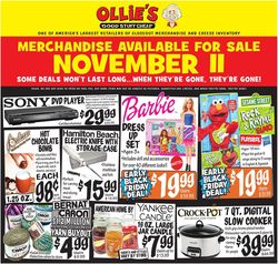 Catalogue Ollie's from 11/11/2021