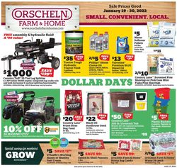 Current weekly ad Orscheln Farm and Home