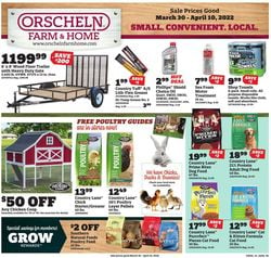 Catalogue Orscheln Farm and Home from 03/30/2022