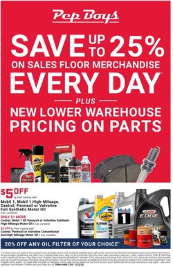 Catalogue Pep Boys from 01/26/2020