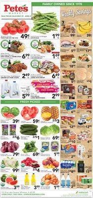 Catalogue Pete's Fresh Market from 05/29/2019