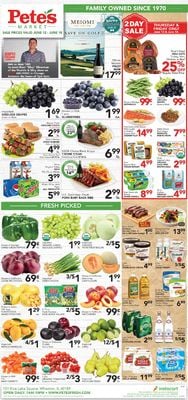 Catalogue Pete's Fresh Market from 06/12/2019