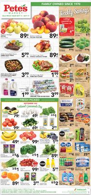 Catalogue Pete's Fresh Market from 09/11/2019