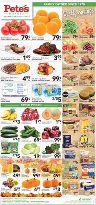 Catalogue Pete's Fresh Market from 10/02/2019