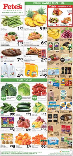 Catalogue Pete's Fresh Market from 11/06/2019