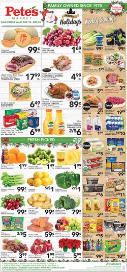 Catalogue Pete's Fresh Market - Christmas Ad 2019 from 12/18/2019