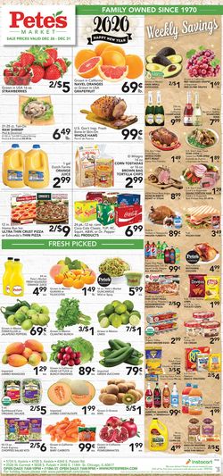 Catalogue Pete's Fresh Market - New Year's Ad 2019/2020 from 12/26/2019