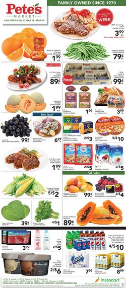 Catalogue Pete's Fresh Market from 03/18/2020