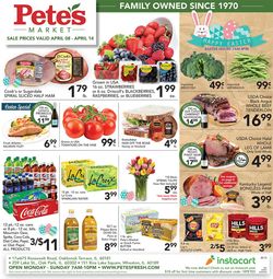 Catalogue Pete's Fresh Market from 04/08/2020