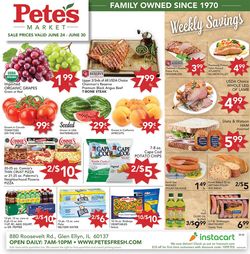 Catalogue Pete's Fresh Market from 06/24/2020