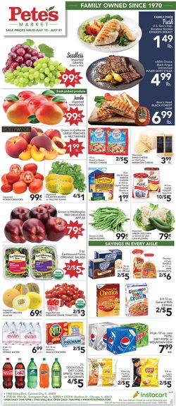 Catalogue Pete's Fresh Market from 07/15/2020