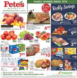 Catalogue Pete's Fresh Market from 07/15/2020