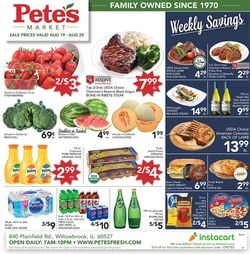 Catalogue Pete's Fresh Market from 08/19/2020