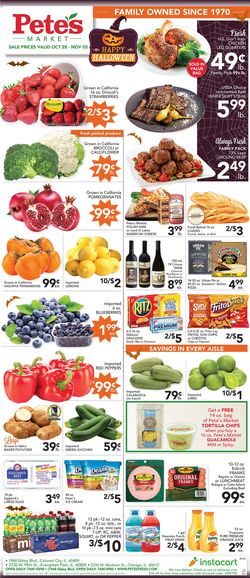 Catalogue Pete's Fresh Market from 10/28/2020