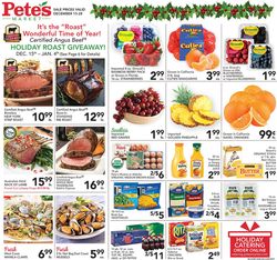 Catalogue Pete's Fresh Market CHRISTMAS 2021 from 12/15/2021