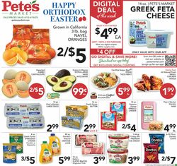 Catalogue Pete's Fresh Market from 04/12/2023