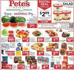 Catalogue Pete's Fresh Market from 05/24/2023