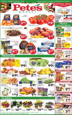 Catalogue Pete's Fresh Market from 05/14/2025