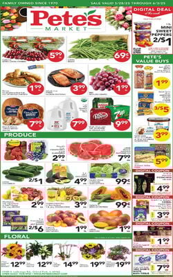 Catalogue Pete's Fresh Market from 05/21/2025