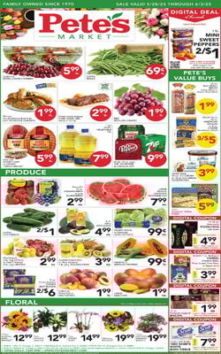 Catalogue Pete's Fresh Market from 05/21/2025
