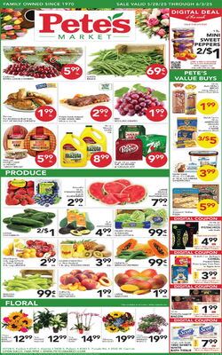 Catalogue Pete's Fresh Market from 05/21/2025
