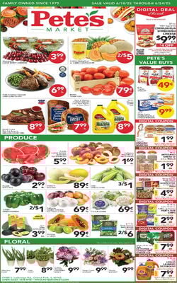 Current weekly ad Pete's Fresh Market