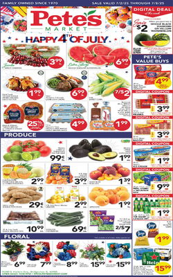 Catalogue Pete's Fresh Market from 06/25/2025