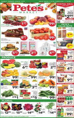 Catalogue Pete's Fresh Market from 07/02/2025