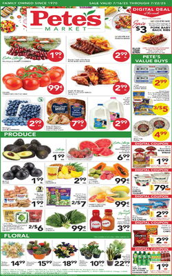 Catalogue Pete's Fresh Market from 07/09/2025