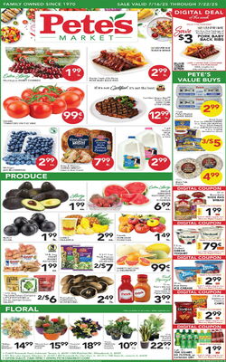 Catalogue Pete's Fresh Market from 07/09/2025