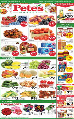 Catalogue Pete's Fresh Market from 07/30/2025