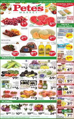 Catalogue Pete's Fresh Market from 08/13/2025