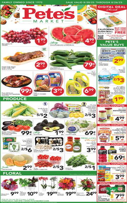 Catalogue Pete's Fresh Market from 08/13/2025