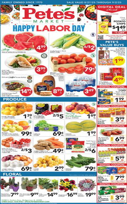 Catalogue Pete's Fresh Market from 08/20/2025