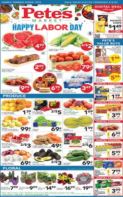 Catalogue Pete's Fresh Market from 08/20/2025