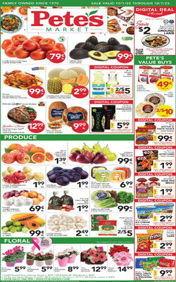 Catalogue Pete's Fresh Market from 10/01/2025