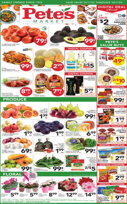 Catalogue Pete's Fresh Market from 10/01/2025