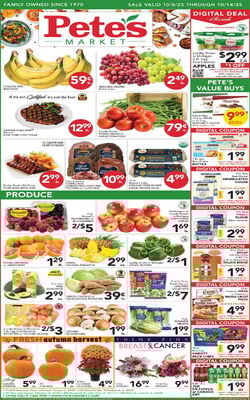 Catalogue Pete's Fresh Market from 10/08/2025