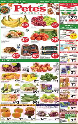 Catalogue Pete's Fresh Market from 10/08/2025