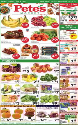 Catalogue Pete's Fresh Market from 10/08/2025