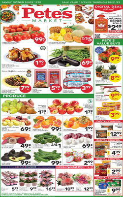 Catalogue Pete's Fresh Market from 10/08/2025