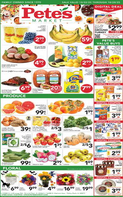 Catalogue Pete's Fresh Market from 10/22/2025