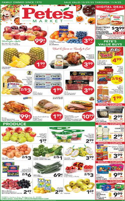 Catalogue Pete's Fresh Market from 10/22/2025