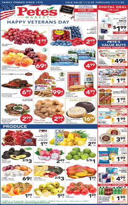 Catalogue Pete's Fresh Market from 10/29/2025