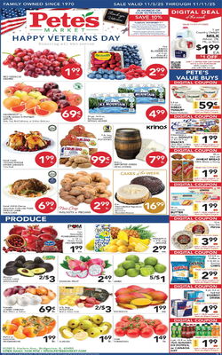 Catalogue Pete's Fresh Market from 10/29/2025